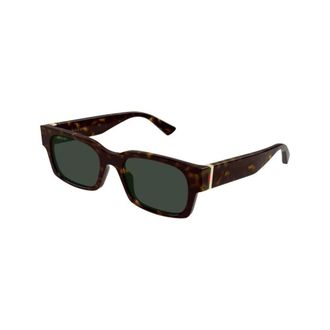 Gucci Gg2084S Vierkante Zonnebril - unisex - Accessoires - Bruin - Maat: 52 MM