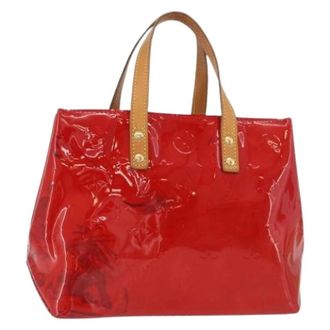 Louis Vuitton Pre-owned Tote Bags, female, Red, Size: ONE SIZE Pre-owned Vintage Patent Leather Hand Bag