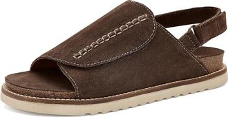 Taos Footwear Abstract Womens Sandals Chocolate Suede : 11 M