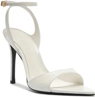 Schutz Zosia Ankle Strap Sandal in White at Nordstrom, Size 11