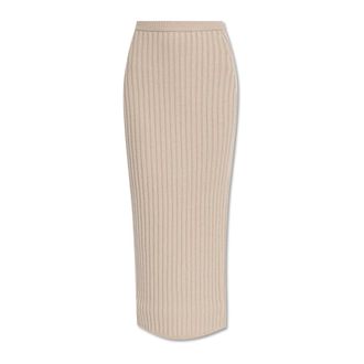 Max Mara Dames, Rokken, Beige, Maat: XS Wol