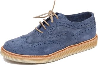 Corvari Lichtblauwe Su&egrave;de/Nabuk Schoen - Heren - Veterschoenen - Blauw - 40 EU - Su&egrave;de - Schoenen