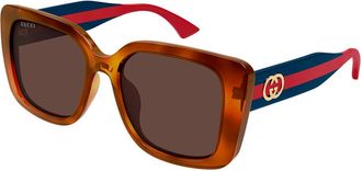 Gucci GG2118SA Asian Fit 004 Womens Sunglasses Size 55