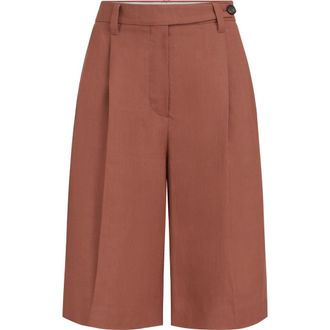 Brunello Cucinelli Sartorial Bermuda shorts in Orange at Nordstrom, Size 44 It