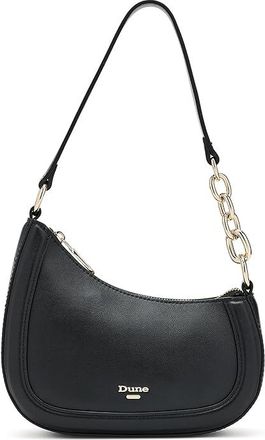 Dune London Direction Shoulder Womens Handbags Black, Leather