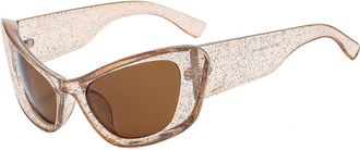 Generic Mens And Womens Outdoor Vacation Sunglasses Driving Sports Womens Sun Glasses(Orange)