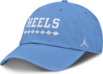 Nike Jordan Mens North Carolina Primetime Campus Club Jordan Brand College Adjustable Hat in Blue | JC014EYNCN-2GH