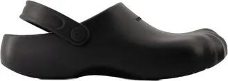 Balenciaga Zwarte gegoten sandalen - Synthetisch rubber - Dames - Klompen - Zwart - 36 EU - Schoenen