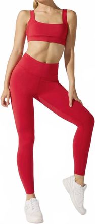 Heroine Sport Vital High-Performance Legging In Poppy Red
