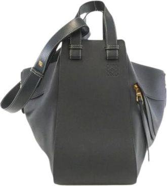 Loewe Pre-owned Handbags, female, Blue, Size: ONE SIZE Pre-owned Leather Handbag