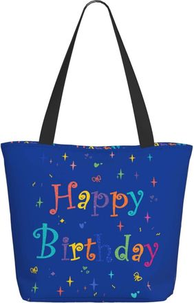 AOOEDM Birthday Happy Ladies Shopping Bag 13x11x7in.The Perfect ValentineS Day Gift.It Is The Best ValentineS Day Gift For Mom, Daughter, Wife,Etc