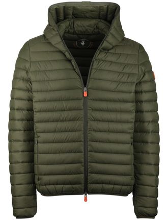 Save The Duck Donkergroen zomerjas Save the Duck gewatteerd nylon capuchon