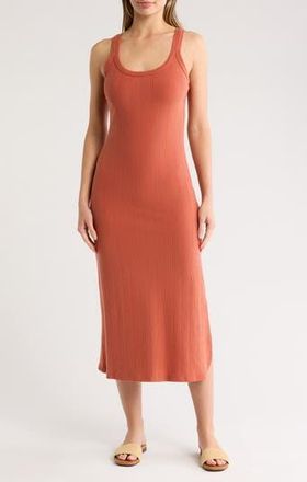 Vitamin A West Rib Tank Dress in Copper Brown at Nordstrom Rack, Size X-Small