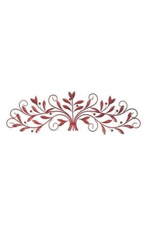 Uma Filigree Leaf Wall Decor in Dark Red at Nordstrom Rack