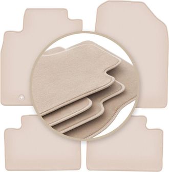 OEM Alfombrillas Premium Beige Para: Hyundai I30 Iii Fastback, Hatchback, Station Wagon 2016