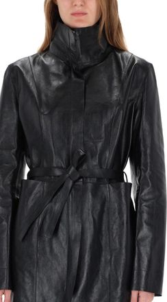Our Legacy Concealed Trench Coat - Black