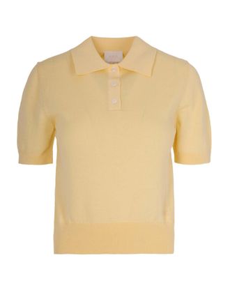 A.P.C. Yellow Solid Shirt Collar Polo