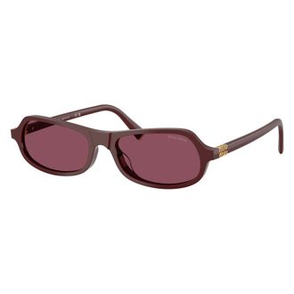 Miu Miu Sunglasses, unisex, Brown, Size: 55 MM 0MU B10Su