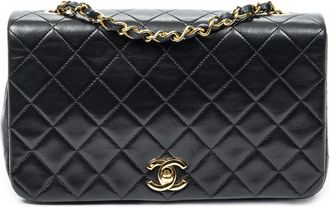 Chanel Pre-owned Womens CC Turn Lock Mademoiselle Full Flap Shoulder bag - Black - One Size