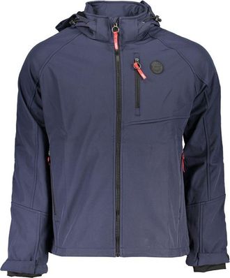 Gian Marco Venturi Blue Polyester Mens Mens Jacket