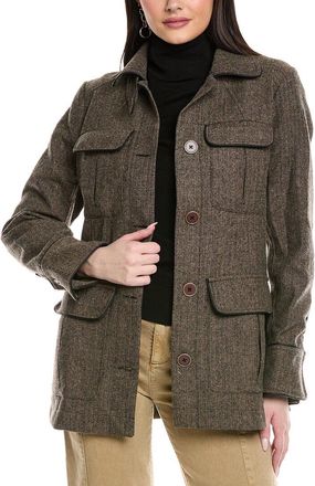 Free People Renaux Officer Wool-Blend Jacket