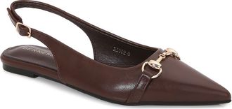 Berness Bit Slingback Flat in Brown at Nordstrom Rack, Size 7.5