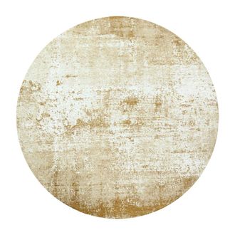 Louis De Poortere Alfombra de poli&eacute;ster marr&oacute;n, 240x240 cm