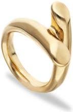 UNOde50 18K Gold-Plated Ring in the Shape of Tubes at Nordstrom, Size 15