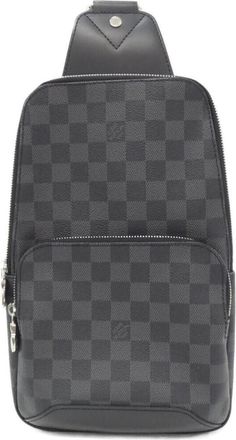 Louis Vuitton Damier Graphite Graphite Coated Canvas Shoulder Bag (Pre-Owned)