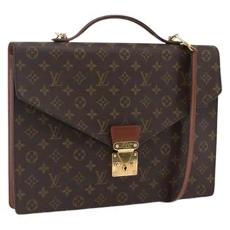 Louis Vuitton Pre-owned Handbags, female, Brown, Size: ONE SIZE Pre-owned Vintage Monogram Business Bag