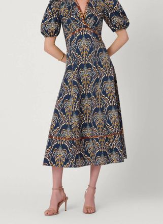 Shoshanna Gemma Dress In Navy Multi