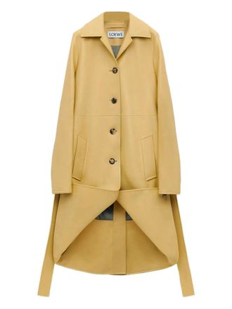 Loewe Cropped silhouette cotton trench coat | The Fashion Square
