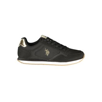 U.S.Polo Association Zwarte Polyurethaan Dames Sneaker
