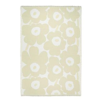 Marimekko Unikko Decke, 150 x 220 cm, off-white / white