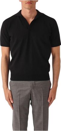 FILIPPO DE LAURENTIIS Premium Katoen Skipper Polo Zwart - Heren - Polos - Zwart - 2XL - Katoen - Tops