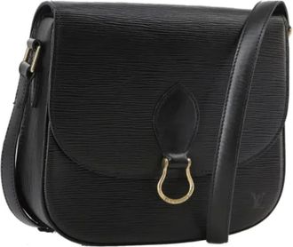 Louis Vuitton Pre-owned Cross Body Bags, female, Black, Size: ONE SIZE Pre-owned Saint Cloud Epi Shoulder Bag
