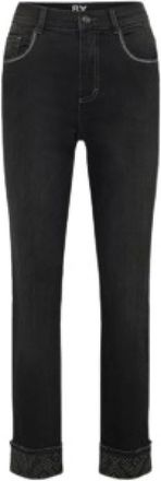 Rabe Dames, Jeans, Zwart, Maat: L