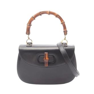 Gucci Pre-owned Handbags, female, Black, Size: ONE SIZE Pre-owned Vintage Handbag