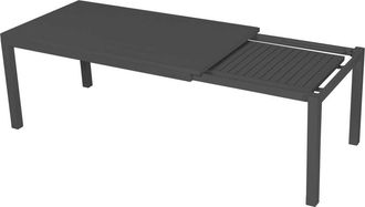 Vacchetti Vacchetti - Mesa Extensible Antracita 160/220x90 Cm H 76 Cm En Aluminio Mod. Boston