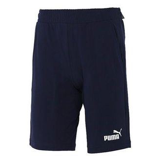 Puma Essentials Short 12 Cotton Navy White 588722-06
