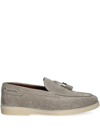 Giuseppe Zanotti Mocassini con fibbia decorativa - Grigio