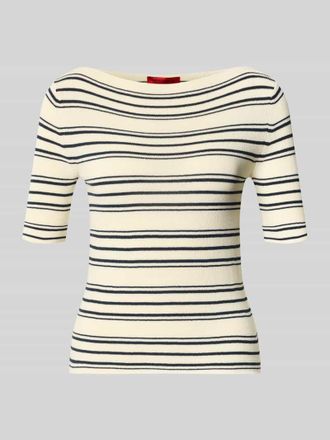 Max & Co. Slim Fit Strickpullover aus Baumwoll-Mix Modell PASATTA in Ecru, Gr&ouml;&szlig;e XL