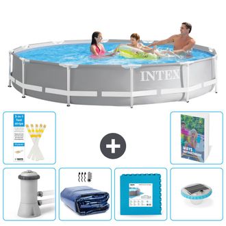 Intex Piscina Prism Frame Redonda - 366x76 Cm - 7-piezas S326