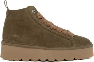 Panchic Lace-up Boots, female, Green, Size: 6 US Polacchino P003