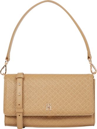 Tommy Hilfiger Monogram Shoulder Bag with Removable Crossbody Strap