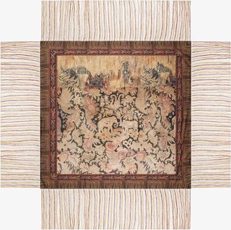 Pierre-Louis Mascia Foulard Aloeuw in seta con frangia - PIERRE-LOUIS MASCIA - gender_Woman