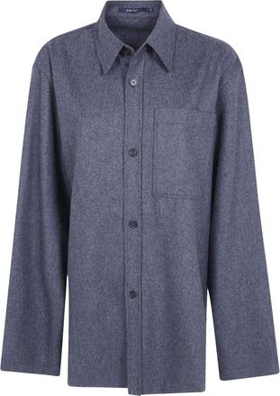 Sofie D'Hoore Barit Jas-stijl Shirt - Dames - Overhemden - Grijs - XS - Overhemden