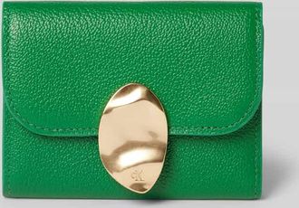 Calvin Klein Portemonnaie mit Label-Print in Gruen, Größe 1