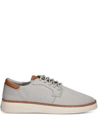 GANT lace-up leather sneakers - men - Leather/Fabric/Rubber - 41 - Grey