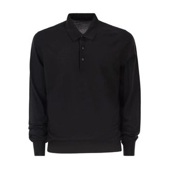 Kiton Heren, Tops, Zwart, Maat: M
